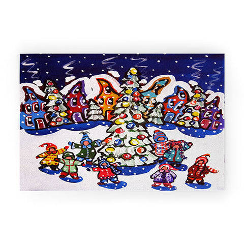 Renie Britenbucher Oh Christmas Tree Welcome Mat