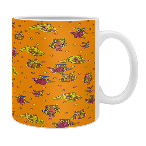 Renie Britenbucher Orange Owls Coffee Mug