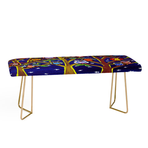 Renie Britenbucher Owl Party Bench