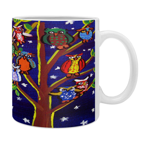 Renie Britenbucher Owl Party Coffee Mug