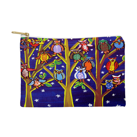 Renie Britenbucher Owl Party Pouch