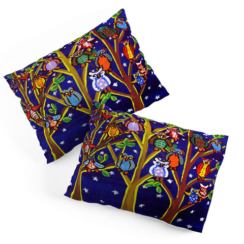 Renie Britenbucher Owl Party Pillow Shams