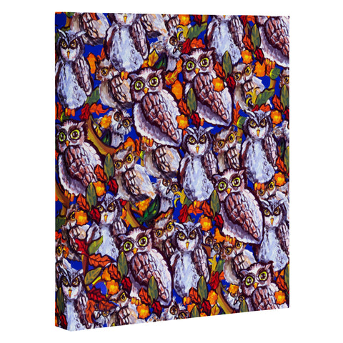Renie Britenbucher Owls Multi Art Canvas