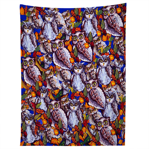 Renie Britenbucher Owls Multi Tapestry