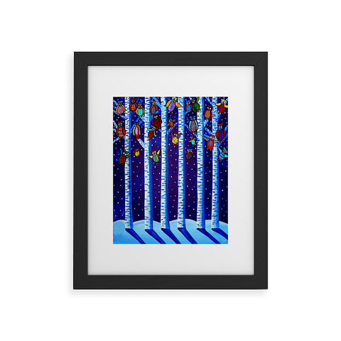 Renie Britenbucher Party Owls Framed Art Print