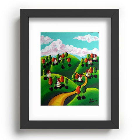 Renie Britenbucher Peaceful Day Landscape Recessed Framing Rectangle