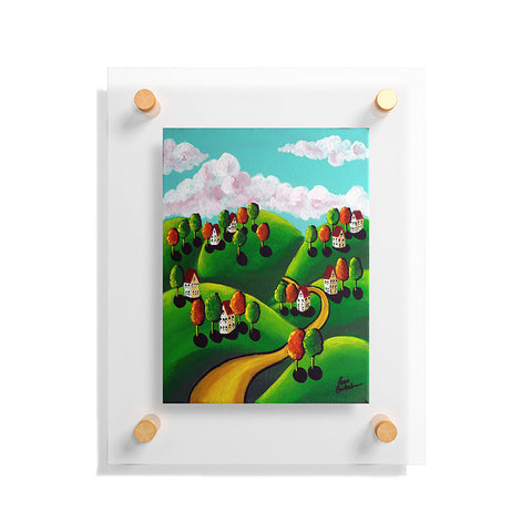 Renie Britenbucher Peaceful Day Landscape Floating Acrylic Print