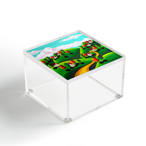 Renie Britenbucher Peaceful Day Landscape Acrylic Box