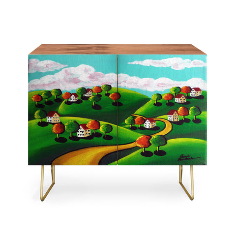 Renie Britenbucher Peaceful Day Landscape Credenza