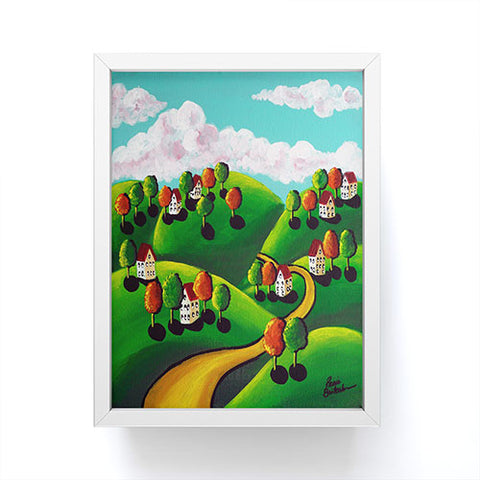 Renie Britenbucher Peaceful Day Landscape Framed Mini Art Print