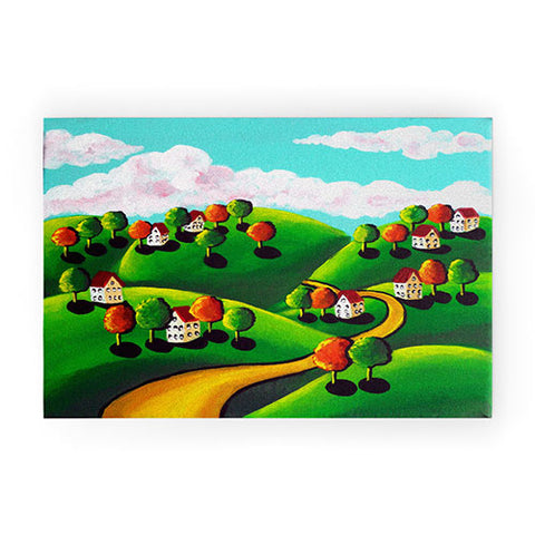 Renie Britenbucher Peaceful Day Landscape Welcome Mat
