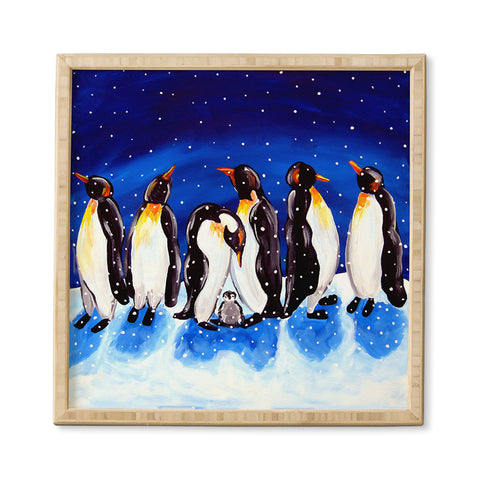 Renie Britenbucher Penguin Party Framed Wall Art