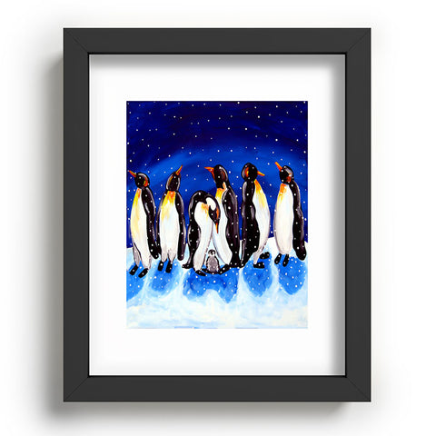 Renie Britenbucher Penguin Party Recessed Framing Rectangle