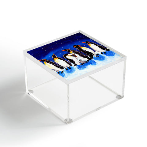 Renie Britenbucher Penguin Party Acrylic Box