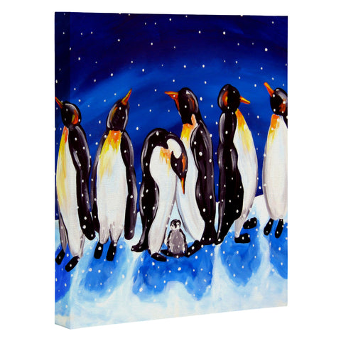 Renie Britenbucher Penguin Party Art Canvas