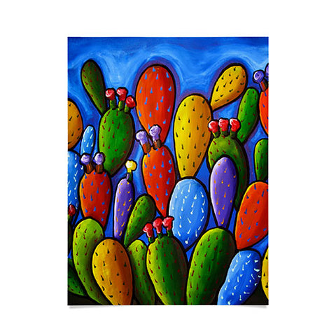 Renie Britenbucher Prickly Pear Cactus Poster