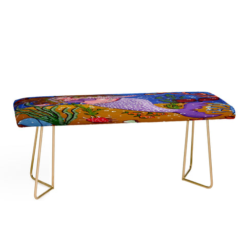 Renie Britenbucher Purple Mermaid Bench