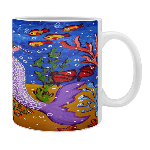 Renie Britenbucher Purple Mermaid Coffee Mug