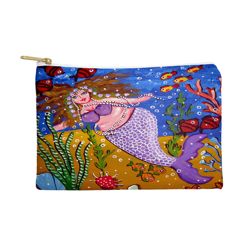 Renie Britenbucher Purple Mermaid Pouch