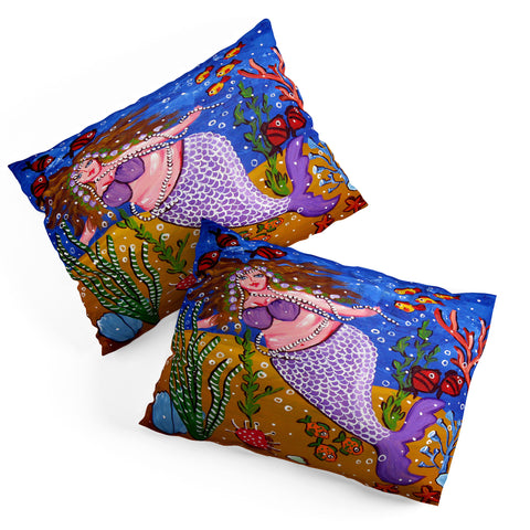 Renie Britenbucher Purple Mermaid Pillow Shams