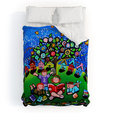 Renie Britenbucher Reading Is Magical Duvet Cover