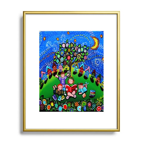 Renie Britenbucher Reading Is Magical Metal Framed Art Print