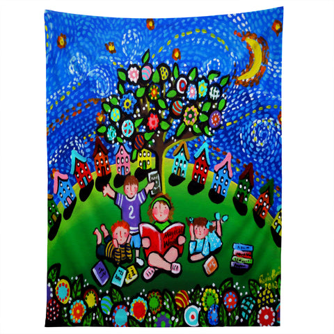 Renie Britenbucher Reading Is Magical Tapestry