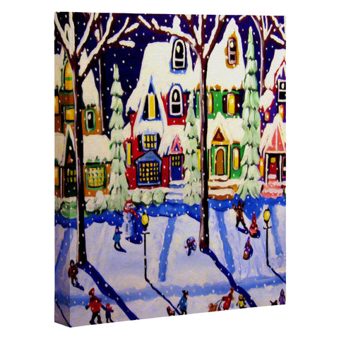 Renie Britenbucher Remnants Of A Snow Day Art Canvas