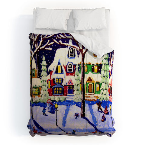 Renie Britenbucher Remnants Of A Snow Day Comforter
