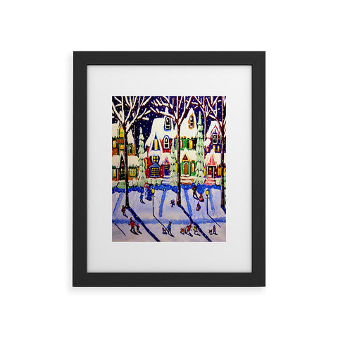 Renie Britenbucher Remnants Of A Snow Day Framed Art Print