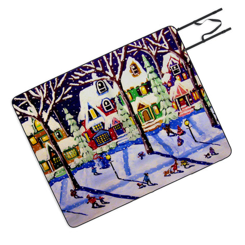 Renie Britenbucher Remnants Of A Snow Day Picnic Blanket