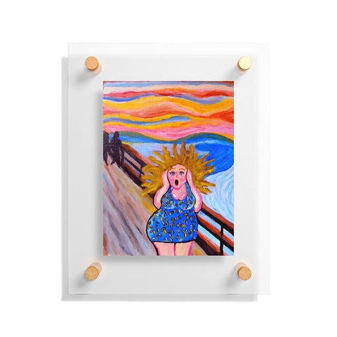 Renie Britenbucher Scream Diva Floating Acrylic Print