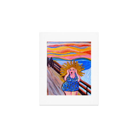 Renie Britenbucher Scream Diva Art Print