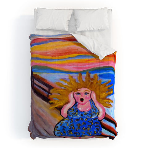 Renie Britenbucher Scream Diva Comforter