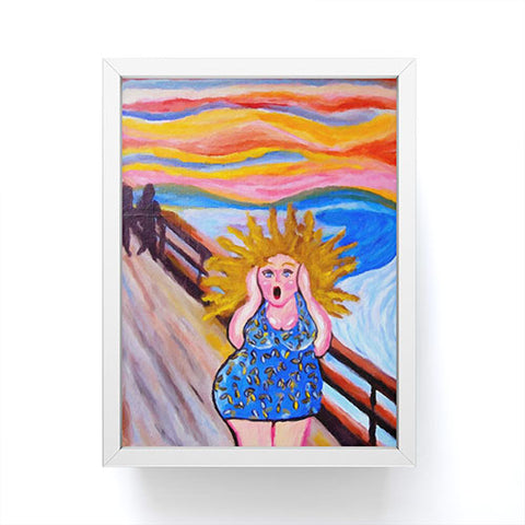 Renie Britenbucher Scream Diva Framed Mini Art Print