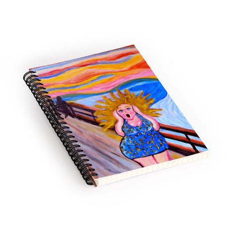 Renie Britenbucher Scream Diva Spiral Notebook