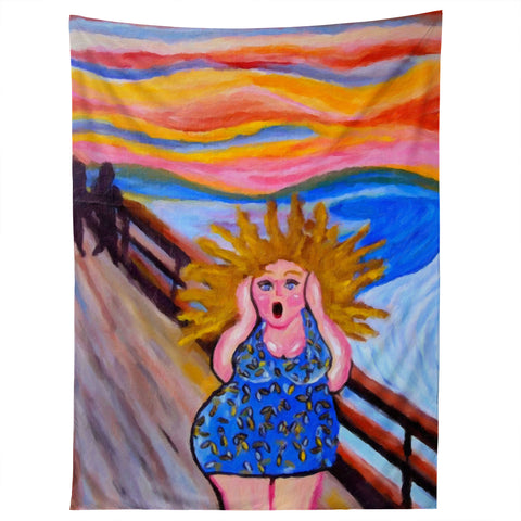 Renie Britenbucher Scream Diva Tapestry