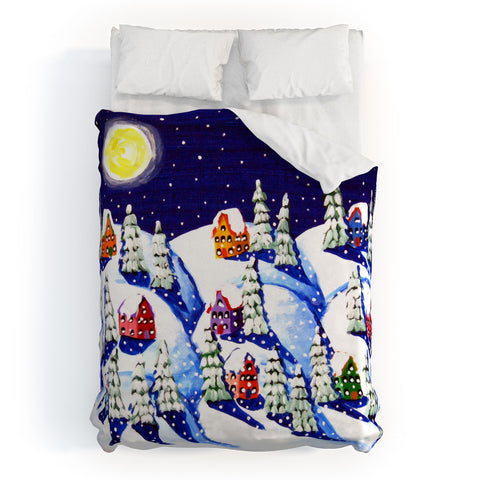 Renie Britenbucher Silent Night Duvet Cover