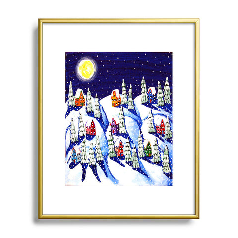 Renie Britenbucher Silent Night Metal Framed Art Print