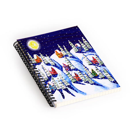 Renie Britenbucher Silent Night Spiral Notebook