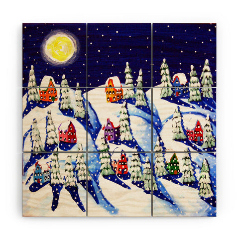 Renie Britenbucher Silent Night Wood Wall Mural