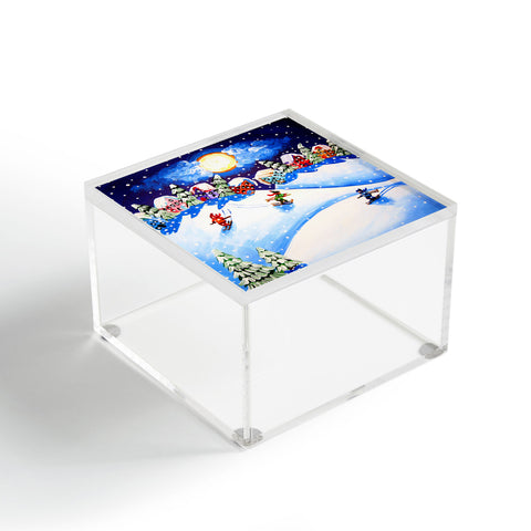 Renie Britenbucher Skiers Acrylic Box