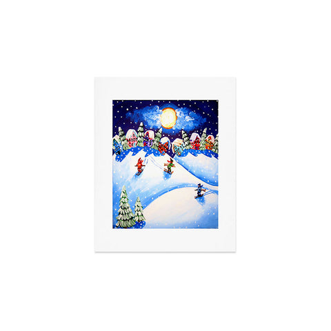 Renie Britenbucher Skiers Art Print