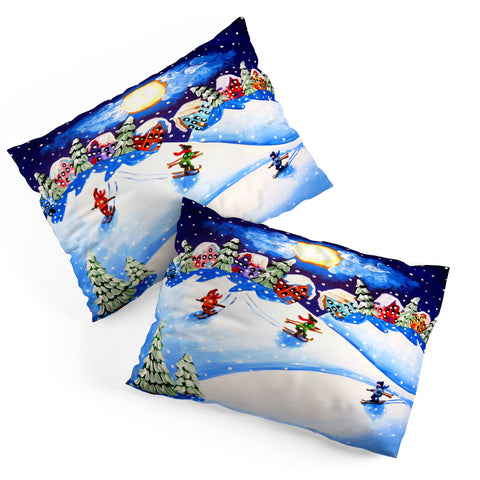 Renie Britenbucher Skiers Pillow Shams