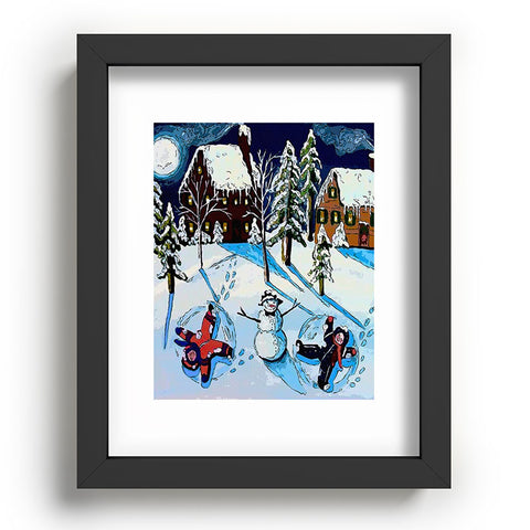 Renie Britenbucher Snow Angels Recessed Framing Rectangle