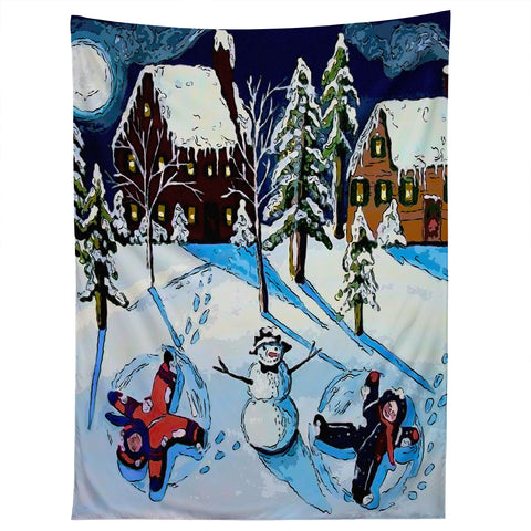 Renie Britenbucher Snow Angels Tapestry