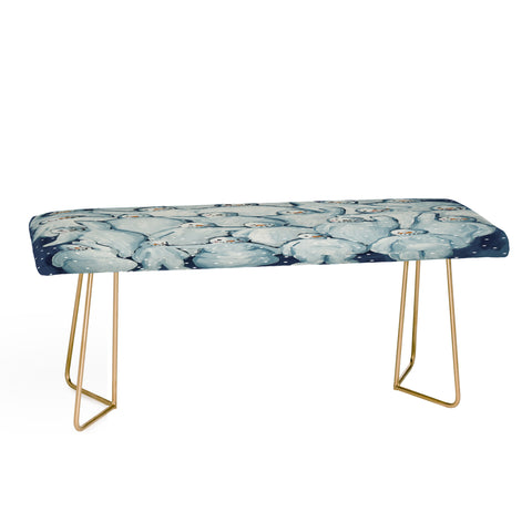 Renie Britenbucher Snowman Family Photo Bench