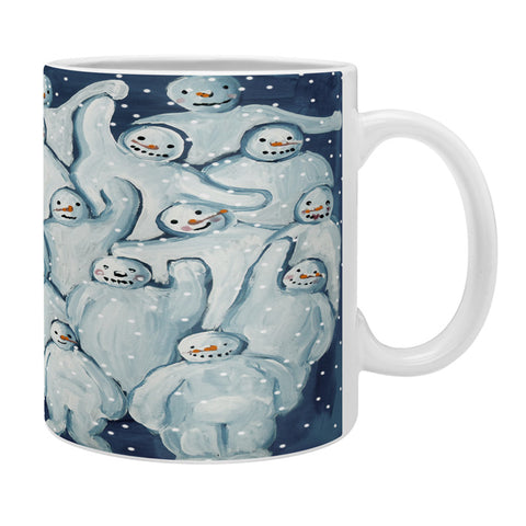 Renie Britenbucher Snowman Family Photo Coffee Mug