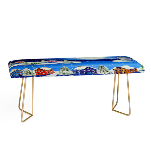 Renie Britenbucher Snowy Shoreline Bench