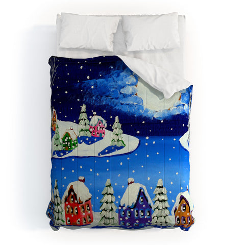 Renie Britenbucher Snowy Shoreline Comforter